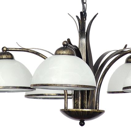 Kattokruunu ketjussa KORFU 5xE27/60W/230V