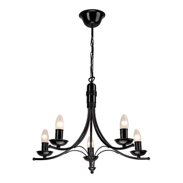 Kattokruunu ketjussa LUCA 5xE14/40W/230V