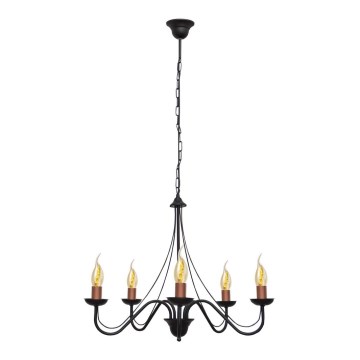 Kattokruunu ketjussa MALBO 5xE14/60W/230V