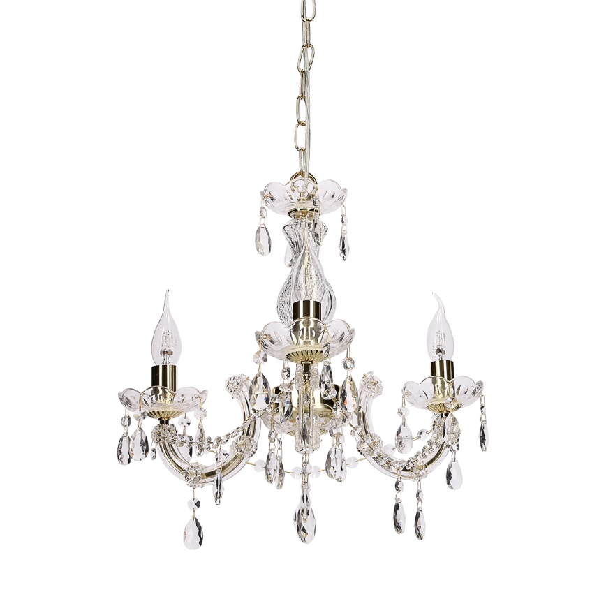 Kattokruunu ketjussa MARIA TERESA 3xE14/40W/230V