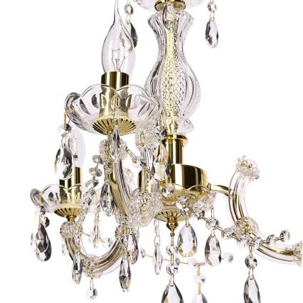 Kattokruunu ketjussa MARIA TERESA 3xE14/40W/230V