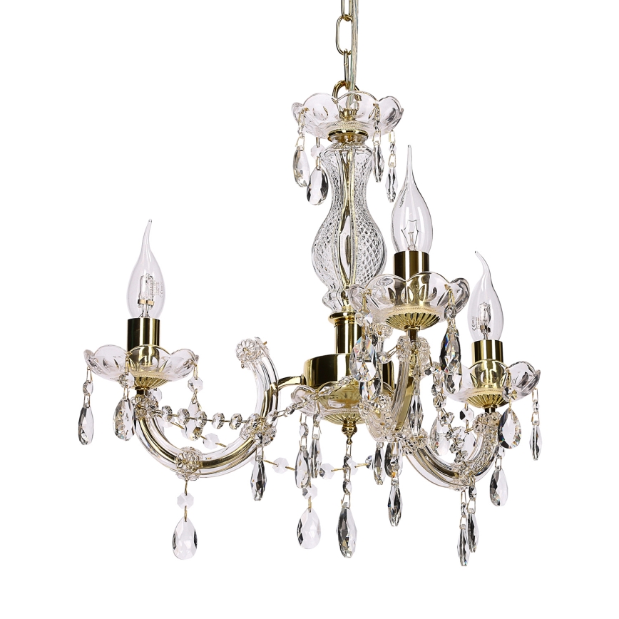 Kattokruunu ketjussa MARIA TERESA 3xE14/40W/230V