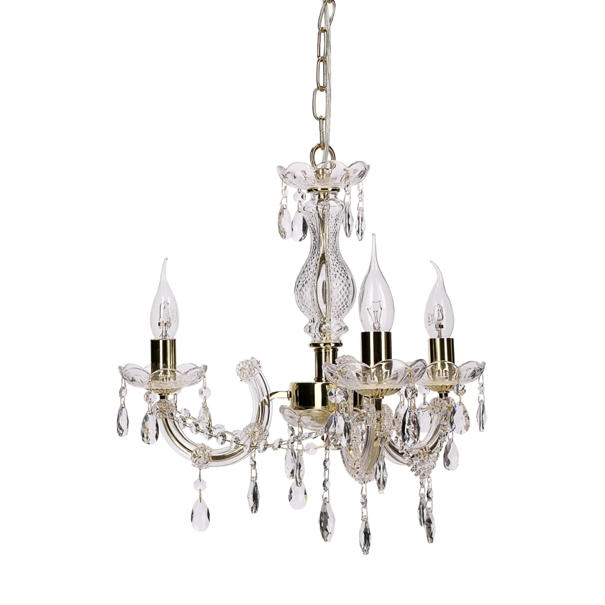 Kattokruunu ketjussa MARIA TERESA 3xE14/40W/230V