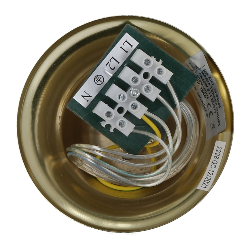 Kattokruunu ketjussa MARIA TERESA 5xE14/40W/230V