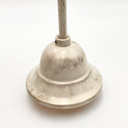 Kattokruunu ketjussa RETRO 2xE27/60W/230V kulta/patina