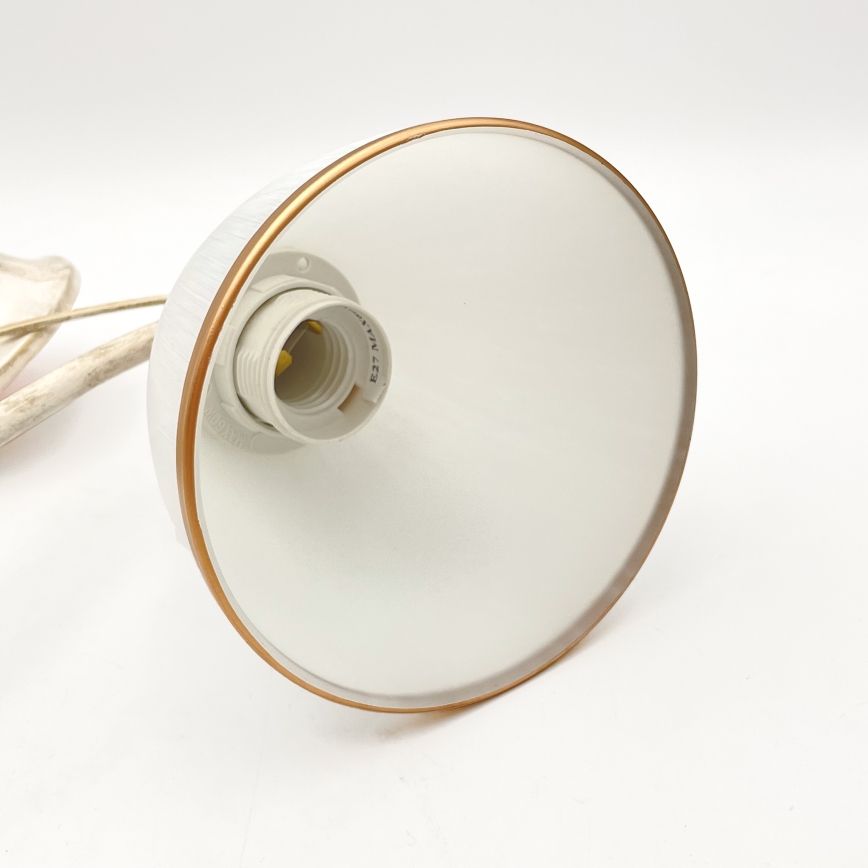 Kattokruunu ketjussa RETRO 2xE27/60W/230V kulta/patina