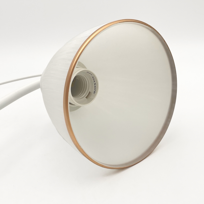 Kattokruunu ketjussa RETRO 2xE27/60W/230V mattavalkoinen