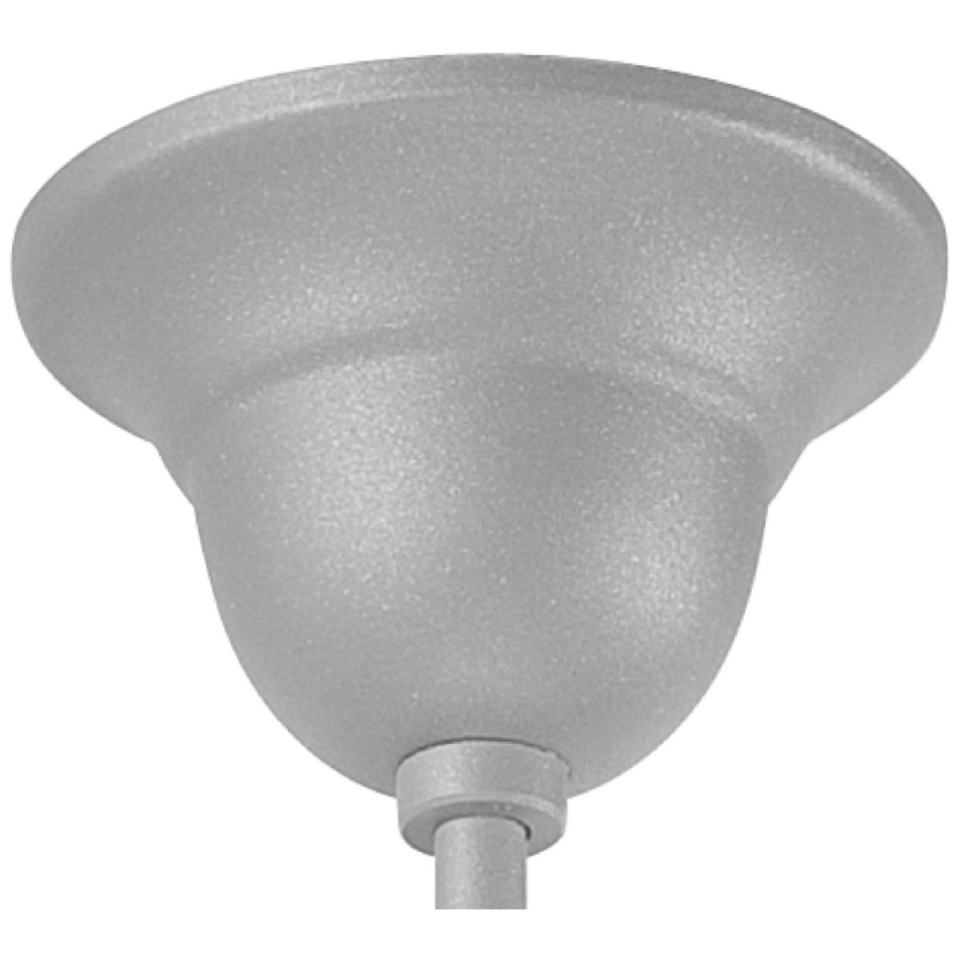 Kattokruunu ketjussa RETRO II 5xE27/60W/230V hopea