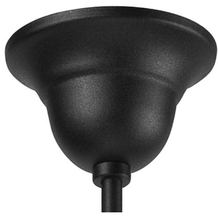 Kattokruunu ketjussa RETRO II 5xE27/60W/230V musta matta