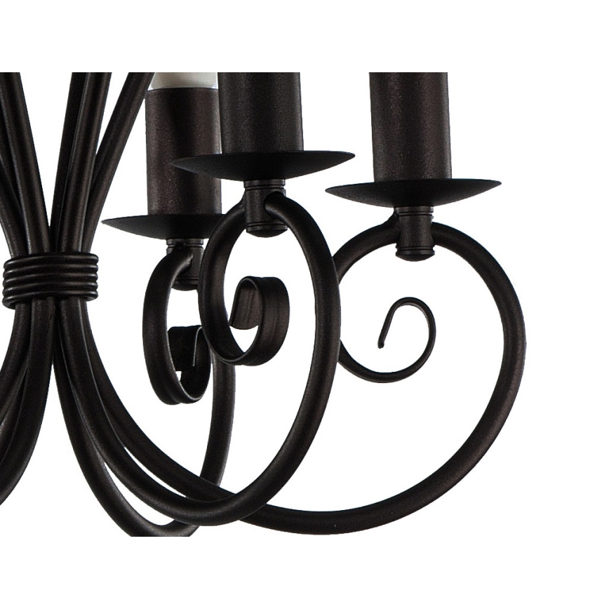 Kattokruunu ketjussa VINCENT 6xE14/40W/230V