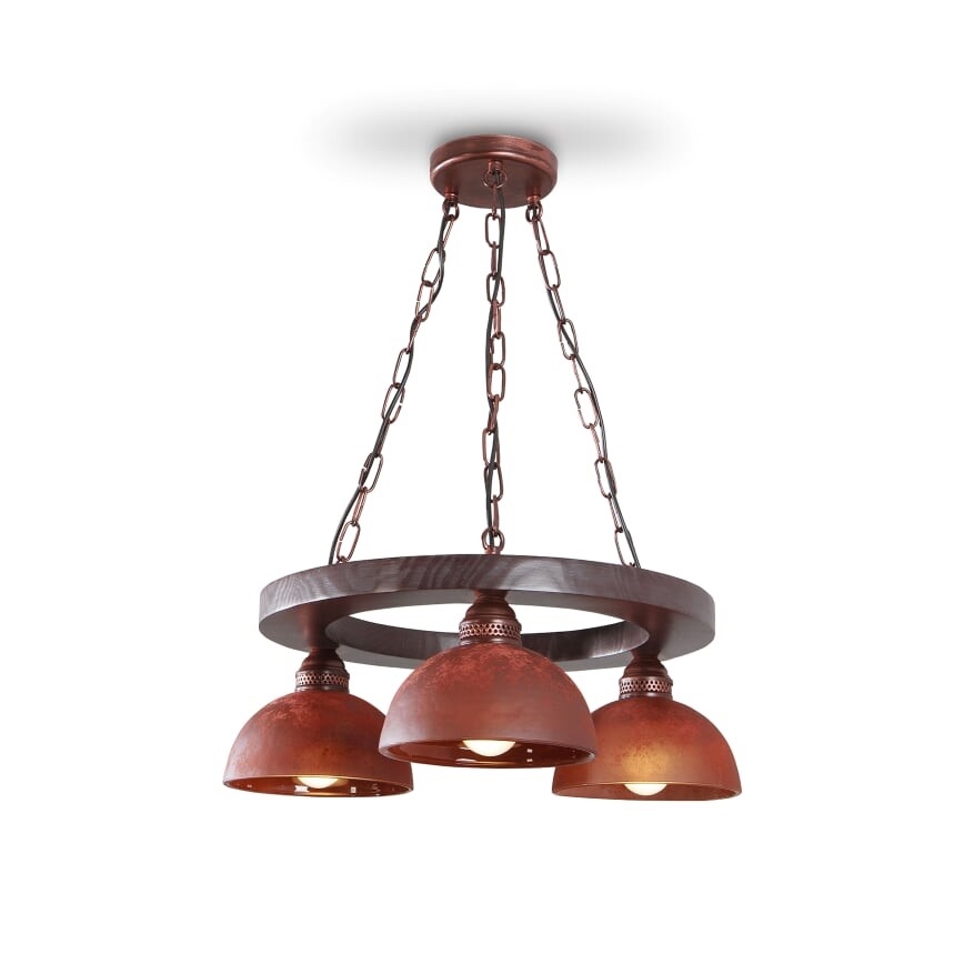 Kattokruunu ketjussa VIRIONI 3xE27/60W/230V