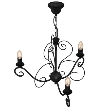 Kattokruunu ketjulla MAURO 3xE14/60W/230V