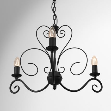 Kattokruunu ketjulla MAURO 3xE14/60W/230V