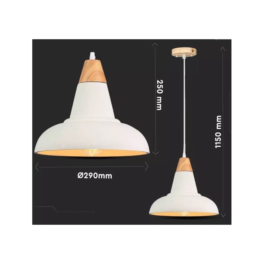 Kattokruunu narulla 1xE27/60W/230V