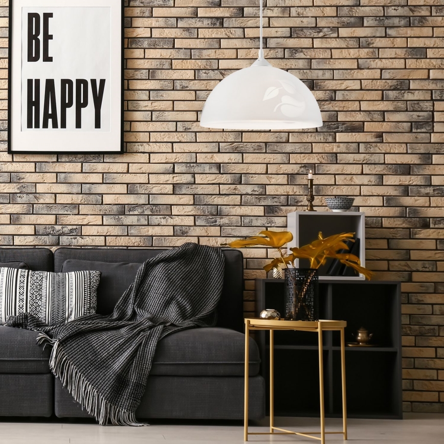 Kattokruunu narulla 1xE27/60W/230V lehtiä