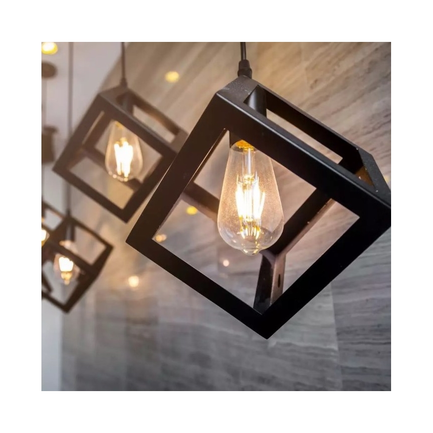 Kattokruunu narulla 1xE27 / 60W / 230V pronssi