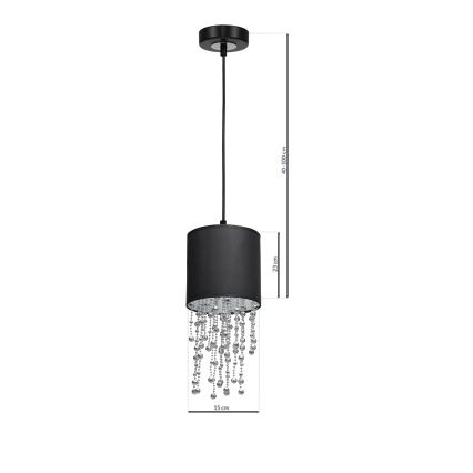 Kattokruunu narulla ALMERIA 1xE27/60W/230V