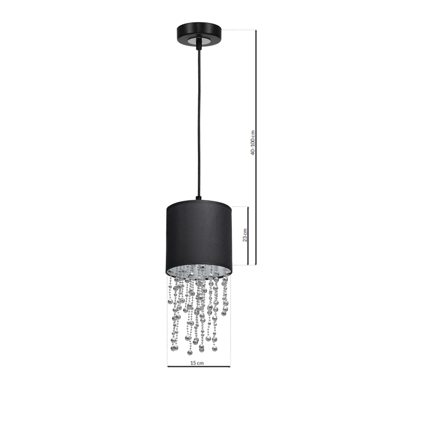 Kattokruunu narulla ALMERIA 1xE27/60W/230V