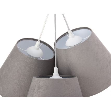 Kattokruunu narulla AMBROSIA 3xE27/60W/230V