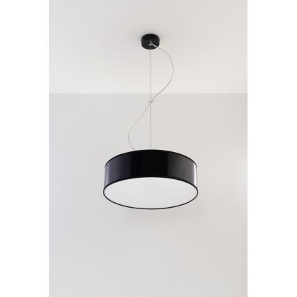 Kattokruunu narulla ARENA 35 2xE27/60W/230V musta