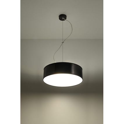 Kattokruunu narulla ARENA 35 2xE27/60W/230V musta