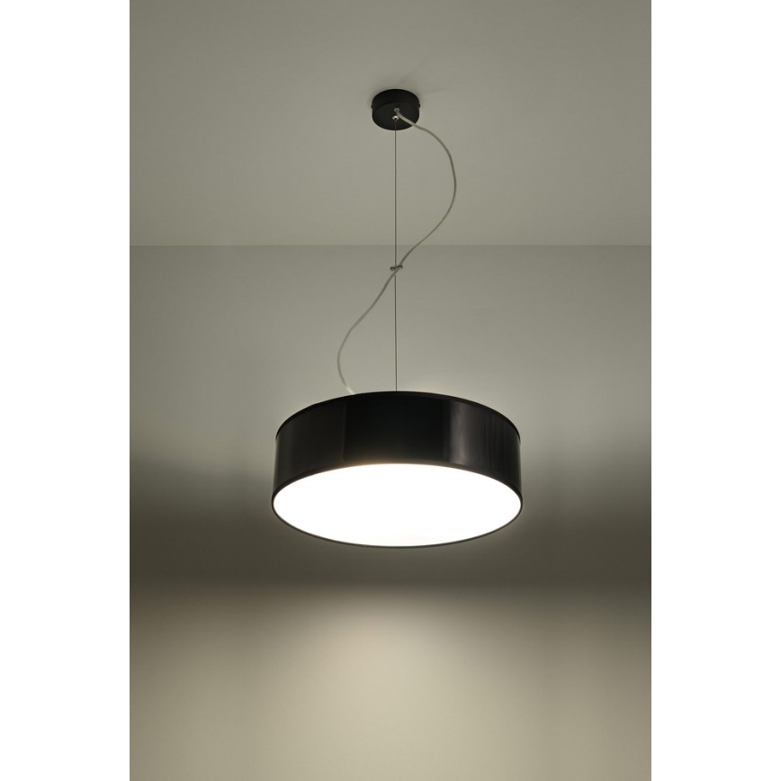 Kattokruunu narulla ARENA 35 2xE27/60W/230V musta