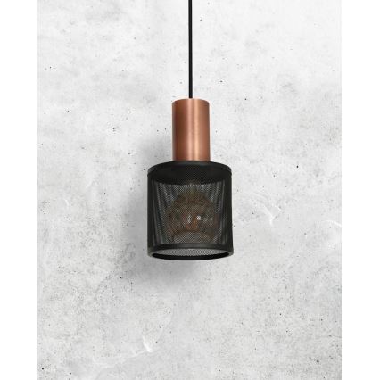 Kattokruunu narulla ARES BLACK 1xE27/60W/230V