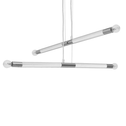 Kattokruunu narulla BASTONE WHITE 4xE14/40W/230V