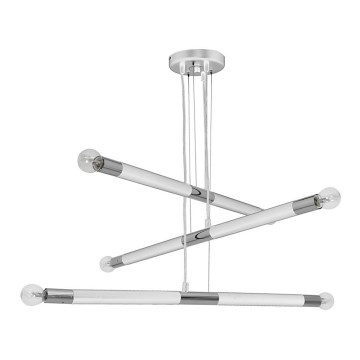 Kattokruunu narulla BASTONE WHITE 6xE14/40W/230V