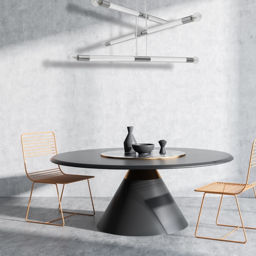 Kattokruunu narulla BASTONE WHITE 6xE14/40W/230V