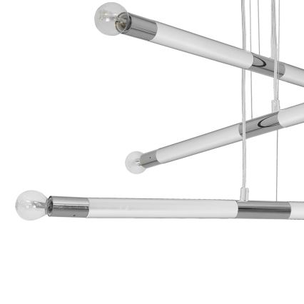 Kattokruunu narulla BASTONE WHITE 6xE14/40W/230V