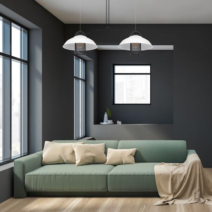 Kattokruunu narulla BJORN 2xE27/60W/230V