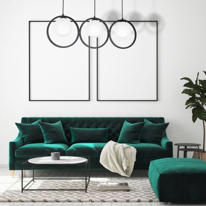 Kattokruunu narulla BOSTON 3xE14/40W/230V