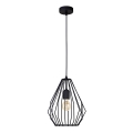 Kattokruunu narulla BRYLANT BLACK 1xE27/60W/230V