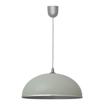 Kattokruunu narulla CIRCLE 1xE27/15W/230V harmaa