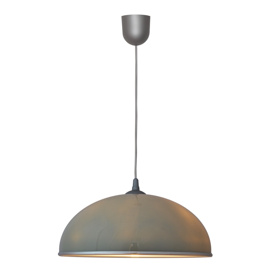 Kattokruunu narulla CIRCLE 1xE27/15W/230V harmaa