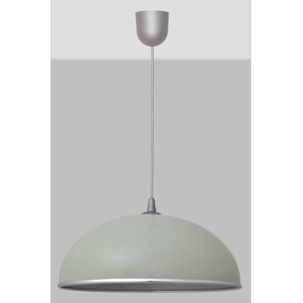 Kattokruunu narulla CIRCLE 1xE27/15W/230V harmaa