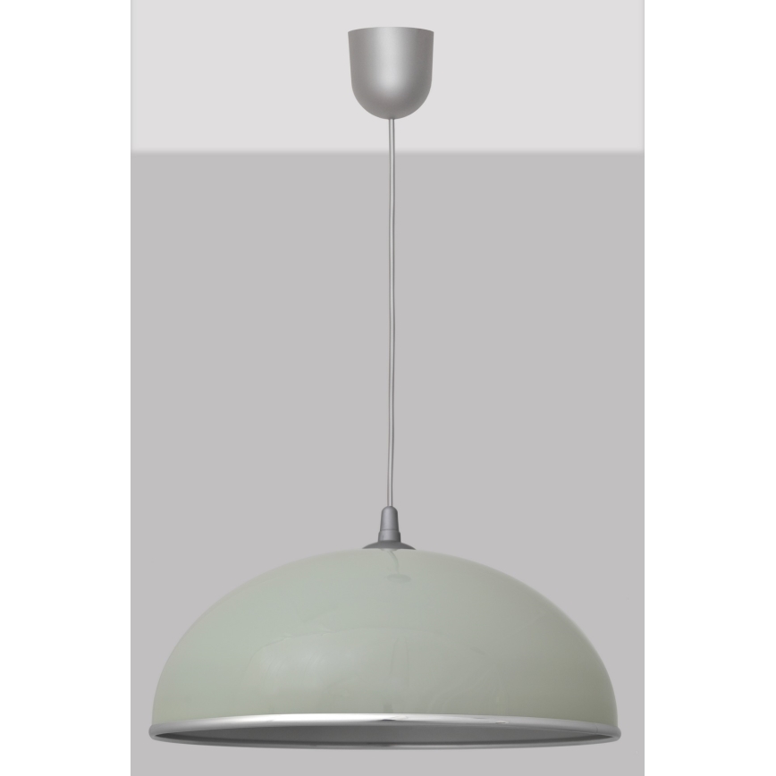 Kattokruunu narulla CIRCLE 1xE27/15W/230V harmaa