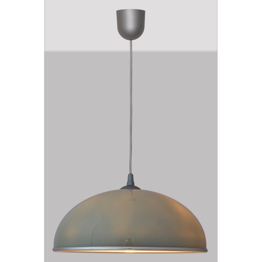 Kattokruunu narulla CIRCLE 1xE27/15W/230V harmaa