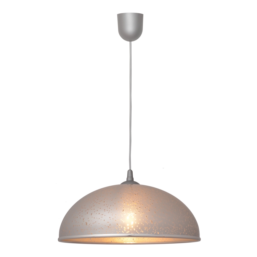 Kattokruunu narulla CIRCLE 1xE27/15W/230V harmaa