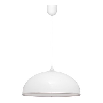 Kattokruunu narulla CIRCLE 1xE27/15W/230V valkoinen