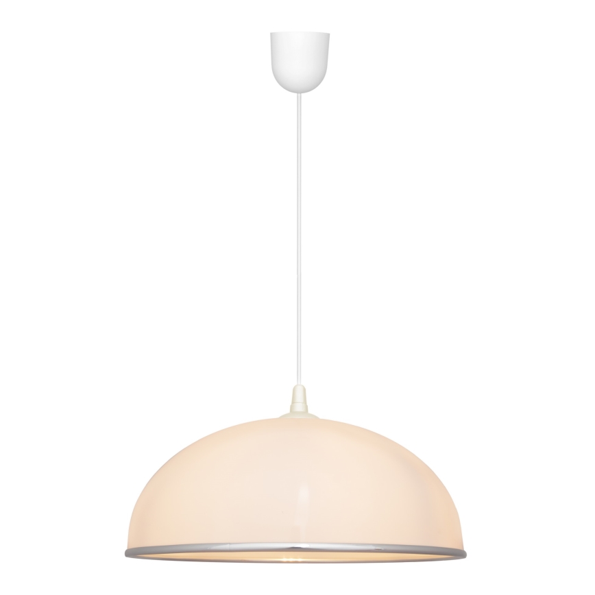 Kattokruunu narulla CIRCLE 1xE27/15W/230V valkoinen