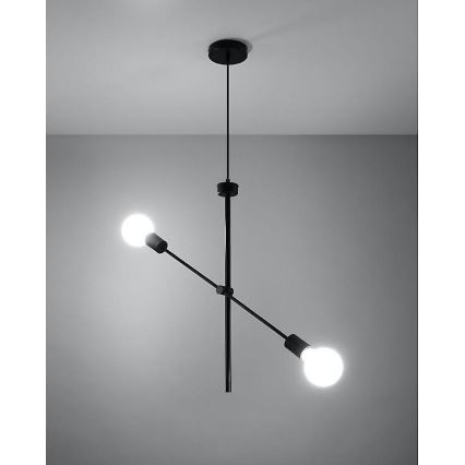 Kattokruunu narulla CONCEPT 2xE27/60W/230V