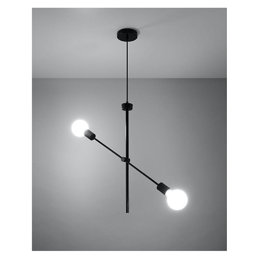 Kattokruunu narulla CONCEPT 2xE27/60W/230V