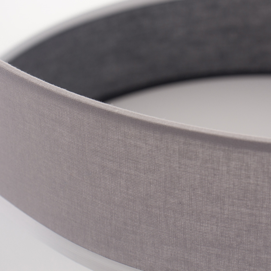 Kattokruunu narulla CORAL 1xE27/60W/230V musta ja harmaa