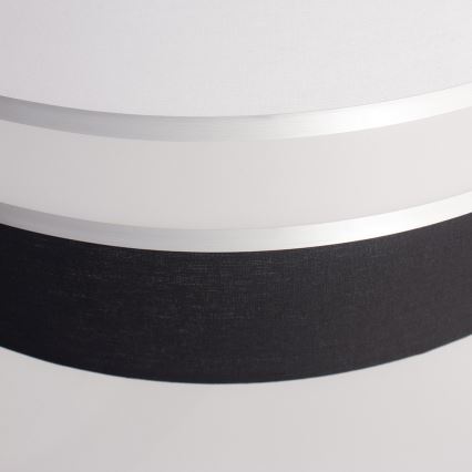 Kattokruunu narulla CORAL 1xE27/60W/230V mustavalkoinen