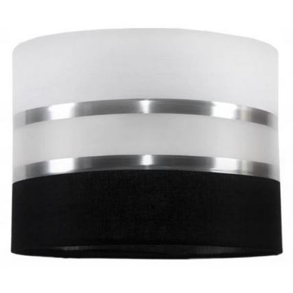 Kattokruunu narulla CORAL 2xE27/60W/230V mustavalkoinen