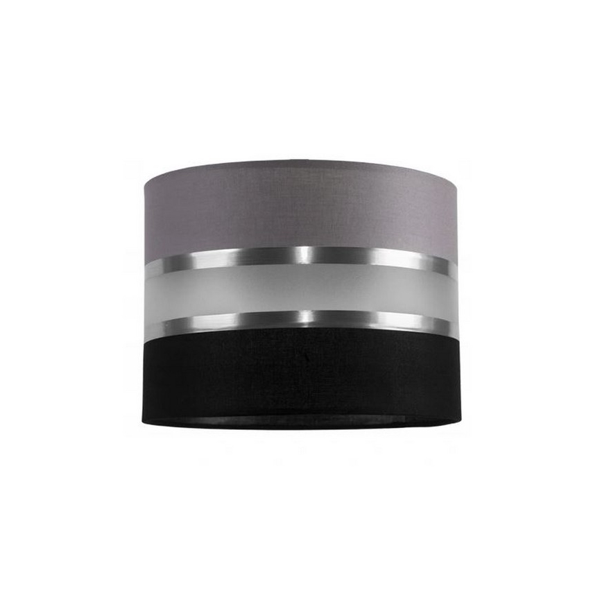 Kattokruunu narulla CORAL 3xE27/60W/230V musta ja harmaa