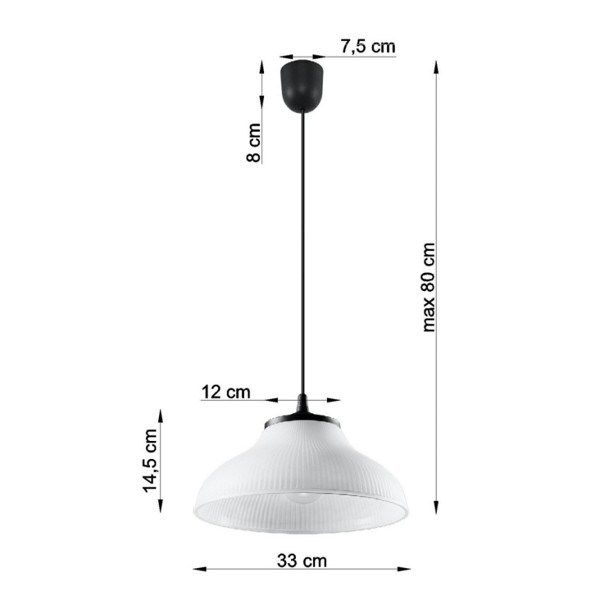 Kattokruunu narulla CORONA 1xE27/60W/230V