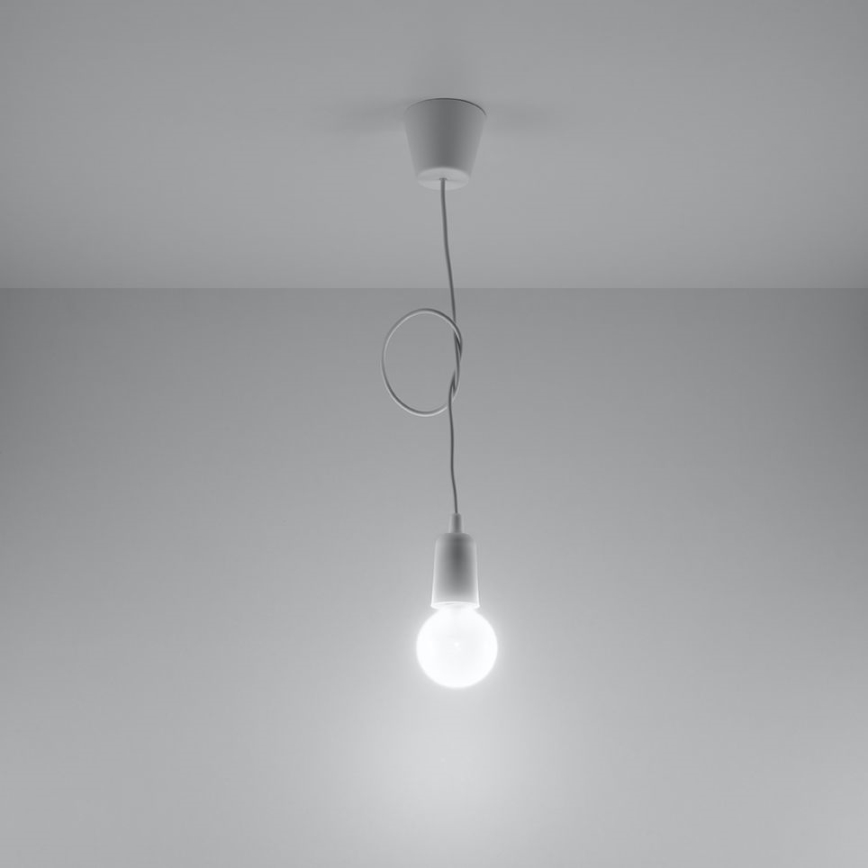 Kattokruunu narulla DIEGO 1xE27/60W/230V